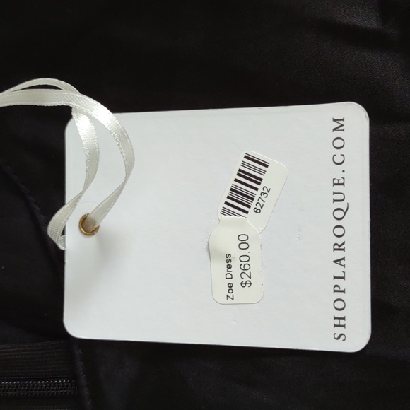 NWT LaRoque Original Medium Black Zoe Dress *Missing Belt* - Picture 4 of 14